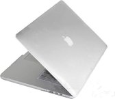 By Qubix MacBook Pro retina touchbar 15 inch case - Transparant (clear) MacBook case Laptop cover Macbook cover hoes hardcase