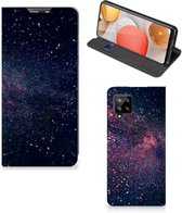 Flip Cover Geschikt voor Samsung Galaxy A42 Smart Cover Hoesje Stars