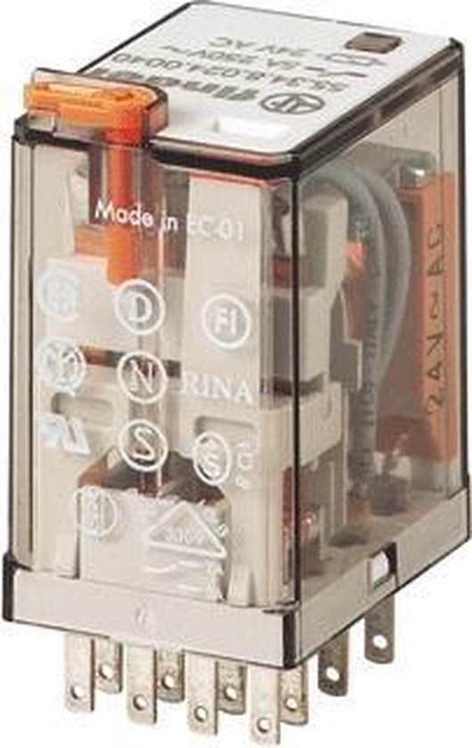 Relais 230v Finder 55.34.8.230.0054 Relais Enfichable 230 V/AC 7 A