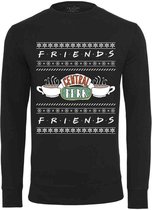 Urban Classics Friends Kersttrui -S- Friends Central Perk Christmas Zwart