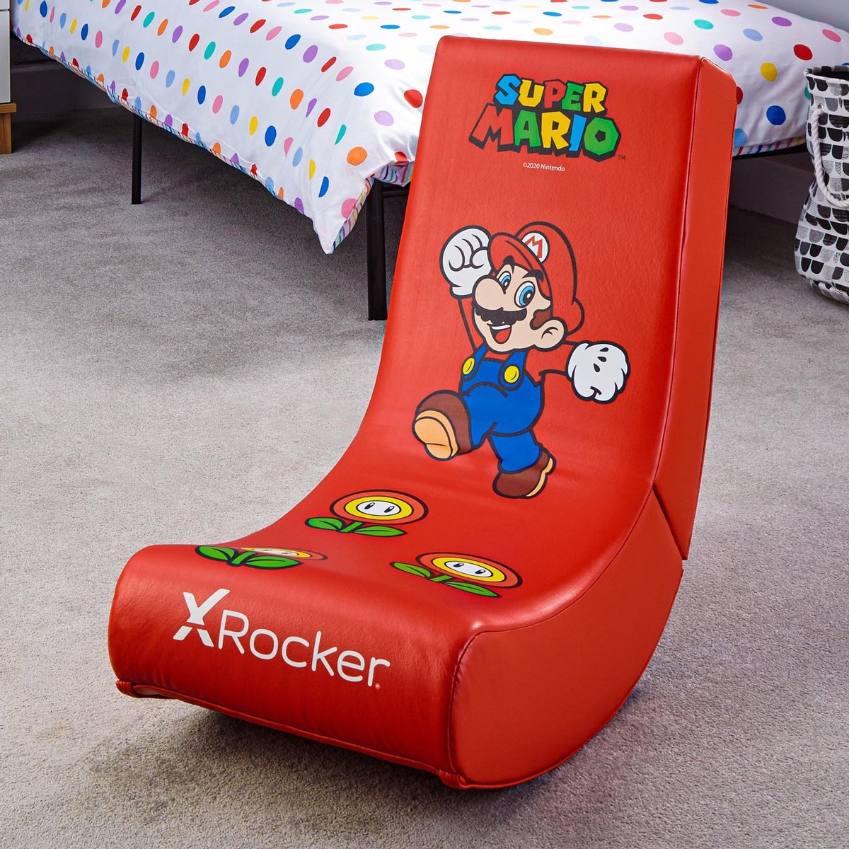 bol.com | X Rocker Nintendo Video Rocker - Super Mario AllStar Collectie - Mario Gaming Stoel