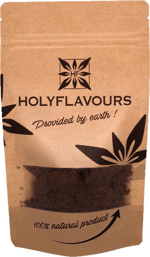 Muscovado suiker donker - 100 gram - Holyflavours