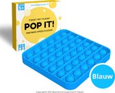 Fidget Toys Pop It Speelgoed - Vierkant Blauw - Fidget Toy