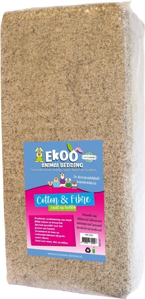 Ekoo Bedding Cotton N Fibre Inhoud - 140 Liter