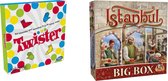Spellenset - Bordspel - 2 Stuks - Twister & Istanbul Big Box