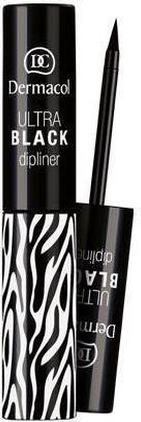 Dermacol - Ultra Black Dipliner Liquid Eyeliner 2.8 ml Black -