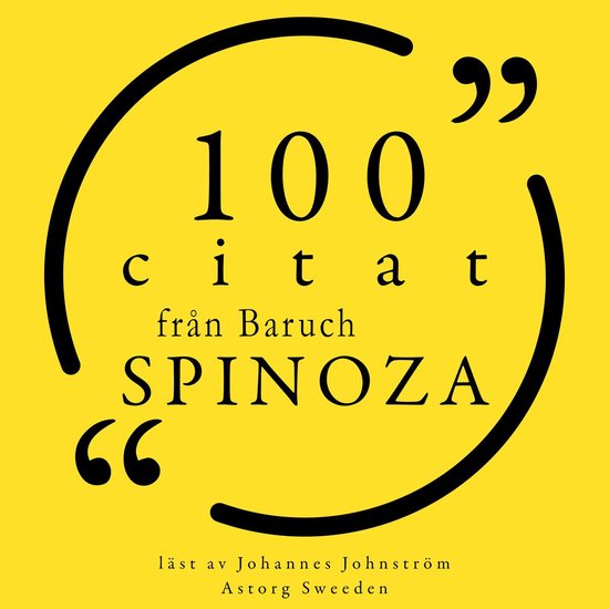 100 citat från Baruch Spinoza - cover