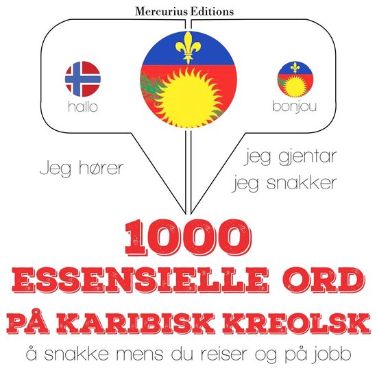 1000 essensielle ord på karibisk kreolsk - cover