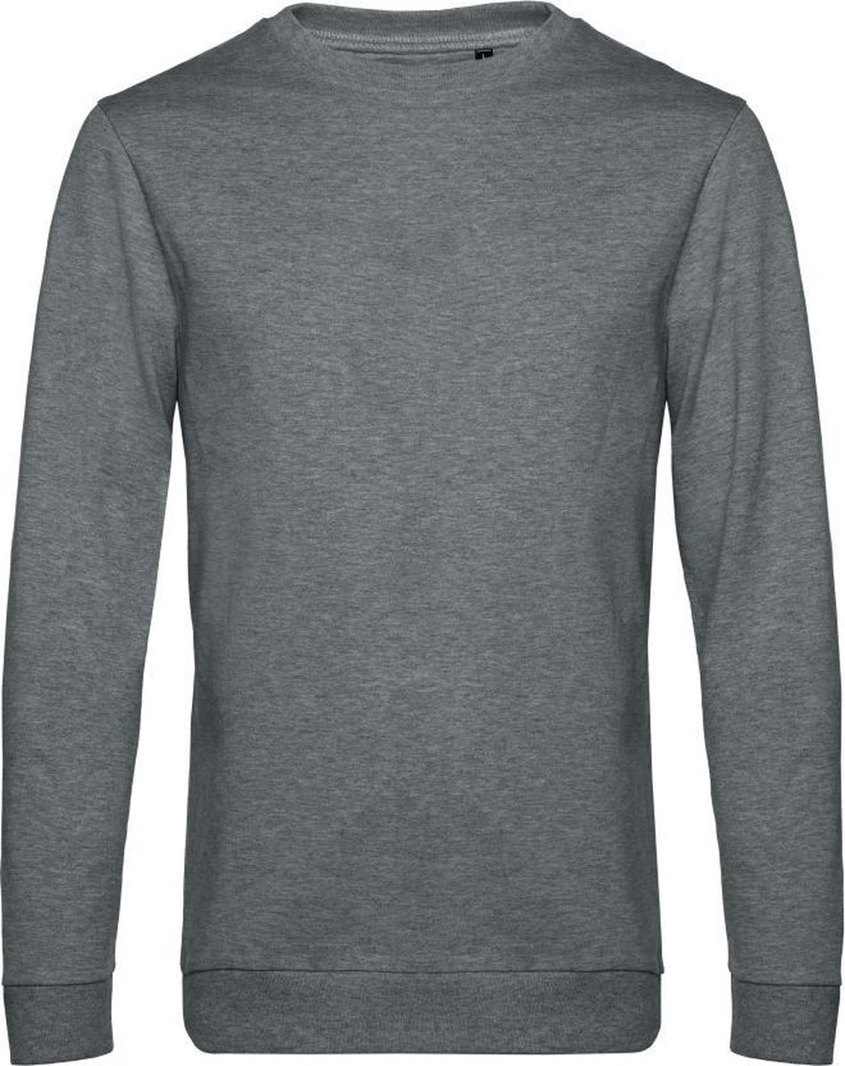 B&C Heren in sweatshirt (Heide Midden-Grijs)