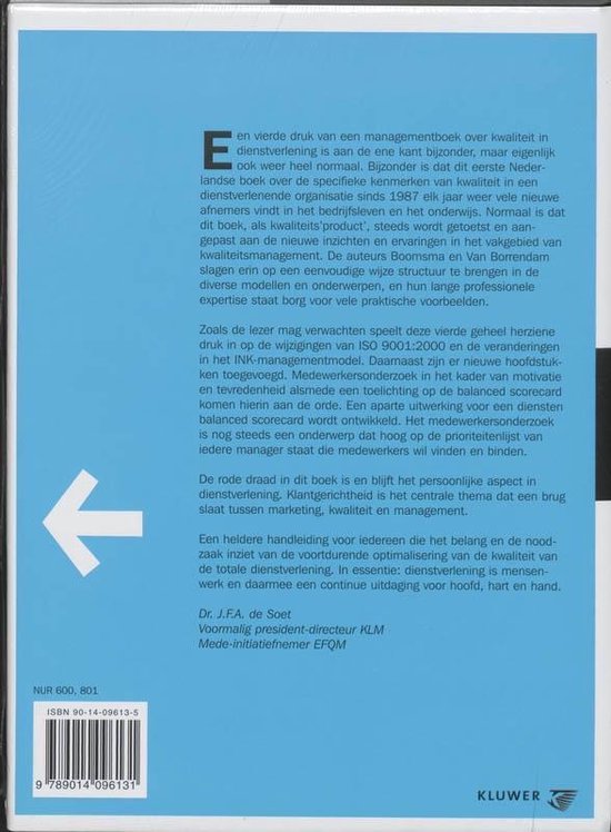 Kwaliteit van dienstverlening