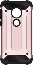 Rugged Xtreme Backcover Motorola Moto G7 Play hoesje - Rosé Goud