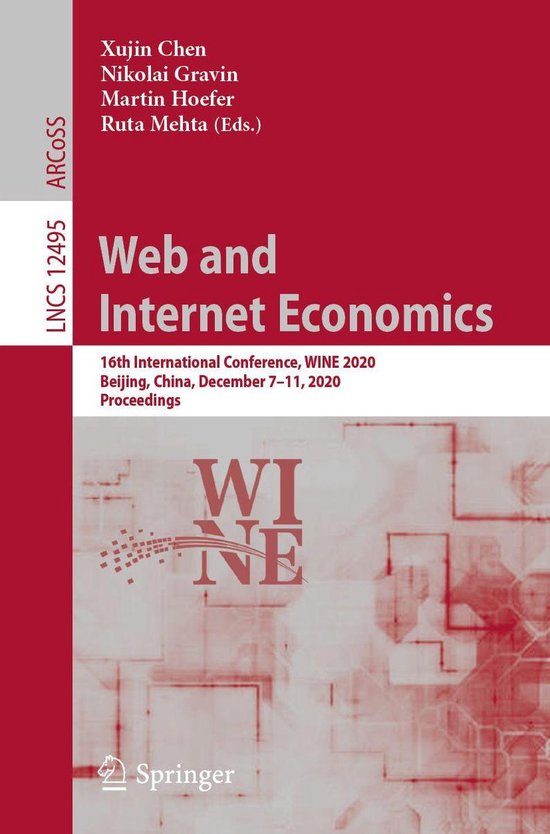 Springer Nature Proceedings Computer Science - Web and Inter ... - cover
