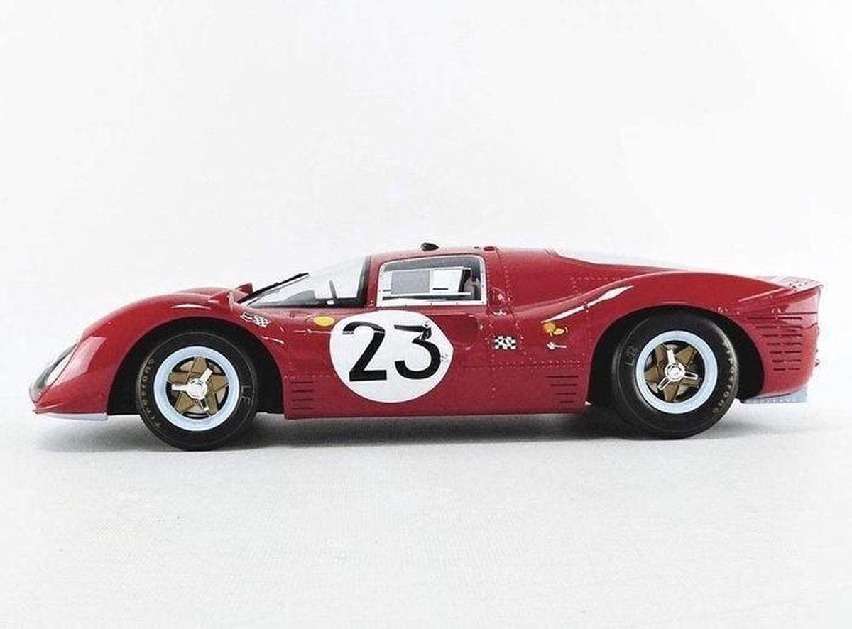 1/18 Ferrari 412 P #23 Le Mans 24h 1967 ◇ Richard Attwood / Piers