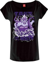 Disney Villains Dames Tshirt -XL- Ursula Take The Bait Zwart