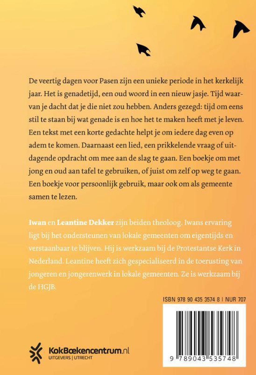 Genadetijd - back cover