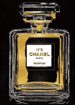 Chanel No 5 Schilderij van Glas - 80 x 80 - Eau de Parfum