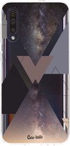 Casetastic Samsung Galaxy A50 (2019) Hoesje - Softcover Hoesje met Design - Galaxy Triangles Print