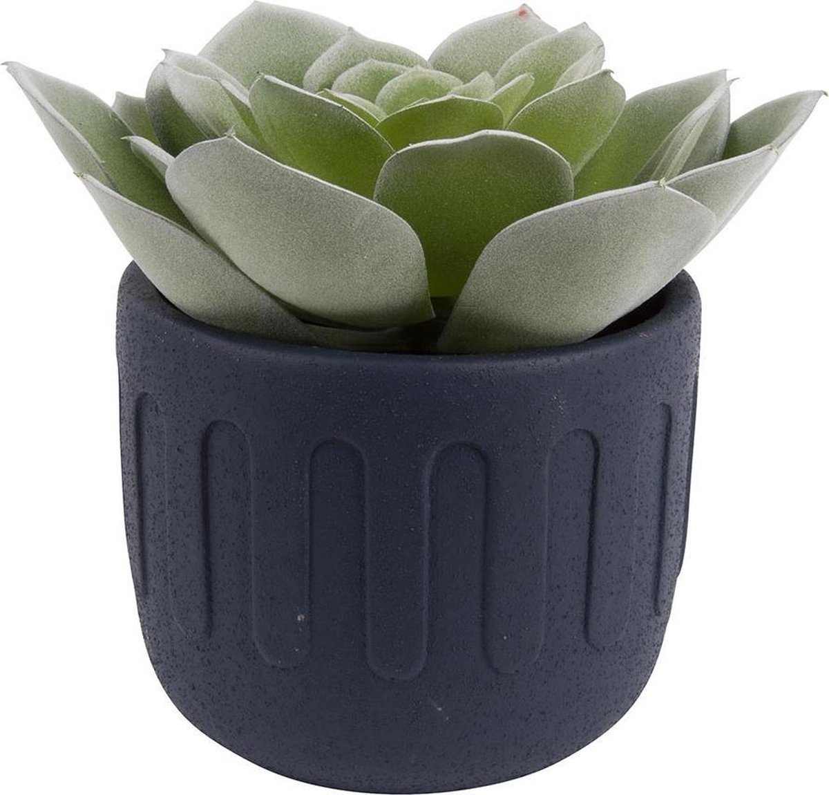 Present Time Bloempot Drips 13 X 11 Cm Beton Blauw