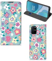 GSM Hoesje OnePlus 8T Fotohoesje ontwerpen Flower Power