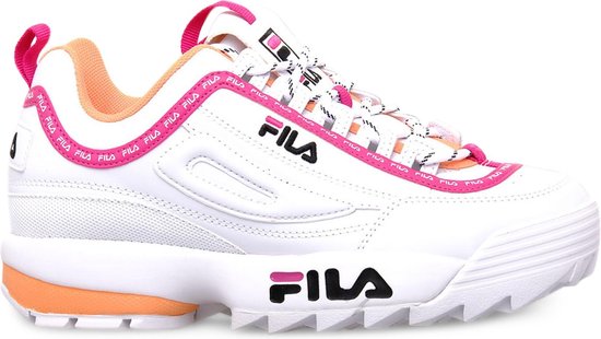 Fila - Sportschoenen - Vrouw - DISRUPTOR-LOGO_1010748 - white,pink | bol.com