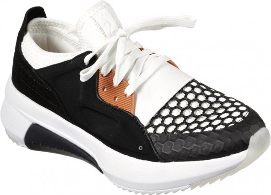 Skechers - Modern Jogger 2.0 - Sneaker casual - White/Black - 41 | bol.com