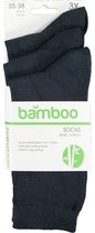 Apollo Bamboe sokken 3-paar - Donkerblauw  - 42