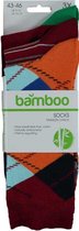 Apollo Sokken Fashion Bamboo Heren Rood 3-pack Maat 39/42