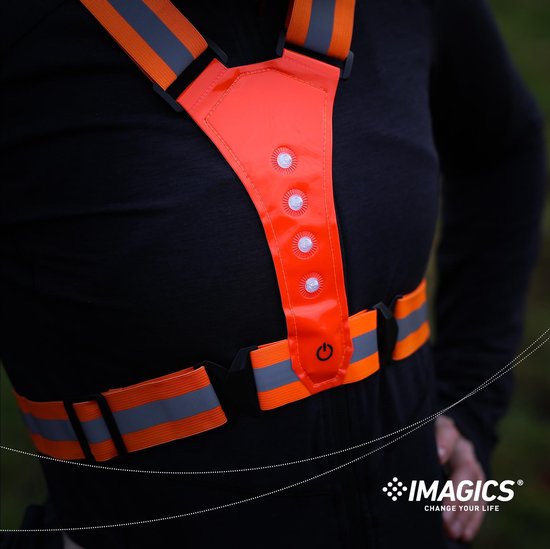 Ceinture de marche Life-X - Éclairage LED - Gilet de sécurité - Usb -  Imperméable 