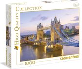 Puzzel 1000 Stukjes Volwassenen - Legpuzzel - Clementoni Puzzel - Tower Bridge, Londen - Puzzel 1000 Stukjes