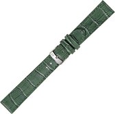 Morellato PMX075JUKE Horlogebandje - Leer-  Groen - 22mm