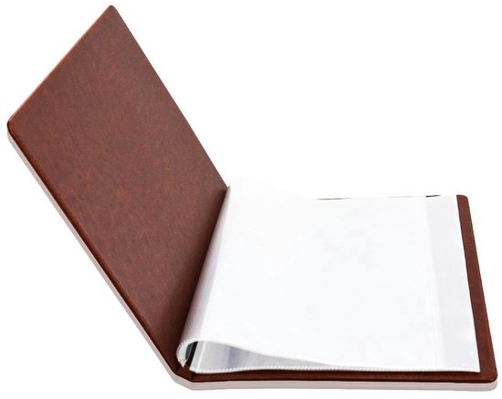 Goodline® - Dossier de documents / Dossier de documents pour 20 pages (A4) - Marron foncé