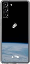 6F hoesje - geschikt voor Samsung Galaxy S21 Plus -  Transparant TPU Case - Spacewalk #ffffff