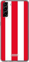 6F hoesje - geschikt voor Samsung Galaxy S21 -  Transparant TPU Case - Sparta Rotterdam #ffffff