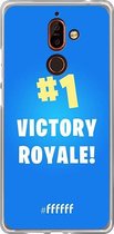 Nokia 7 Plus Hoesje Transparant TPU Case - Fortnite - Victory Royale #ffffff