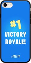 6F hoesje - geschikt voor iPhone 7 - TPU Case - Battle Royale - Victory Royale #ffffff