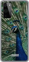 6F hoesje - geschikt voor OnePlus 9 Pro -  Transparant TPU Case - Peacock #ffffff