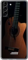 6F hoesje - geschikt voor Samsung Galaxy S21 Plus -  Transparant TPU Case - Guitar #ffffff