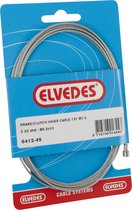Koppeling binnenkabel Elvedes 2250mm 7x7 draads verzinkt Ø1,5mm met V-nippel (op kaart)