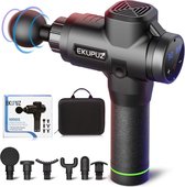 EKUPUZ Massage gun -  massagegeweer met 6 massagekoppen en 30 instelbare snelheden, spiermassage Elektronisch diepweefsel spiermassagepistool voor nek, rug, schouder