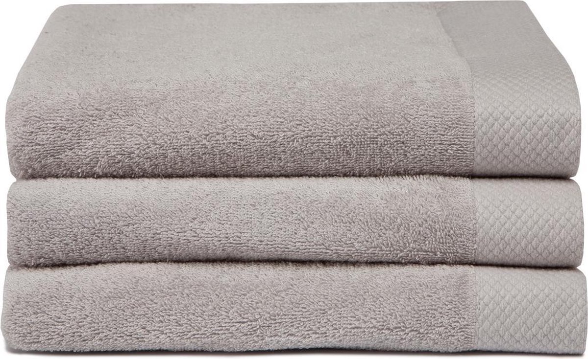 Seahorse Pure badlakens 70x140 cm - Set van 3 - Glacier