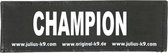 Julius-k9 sticker champion L