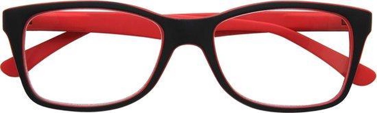 SILAC - Black & red 7200 - Leesbrillen vrouwen en mannen - Sterkte +2.75