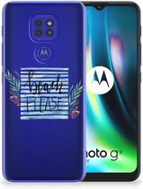 Smartphone hoesje Motorola Moto G9 Play | E7 Plus TPU Case Transparant Boho Beach