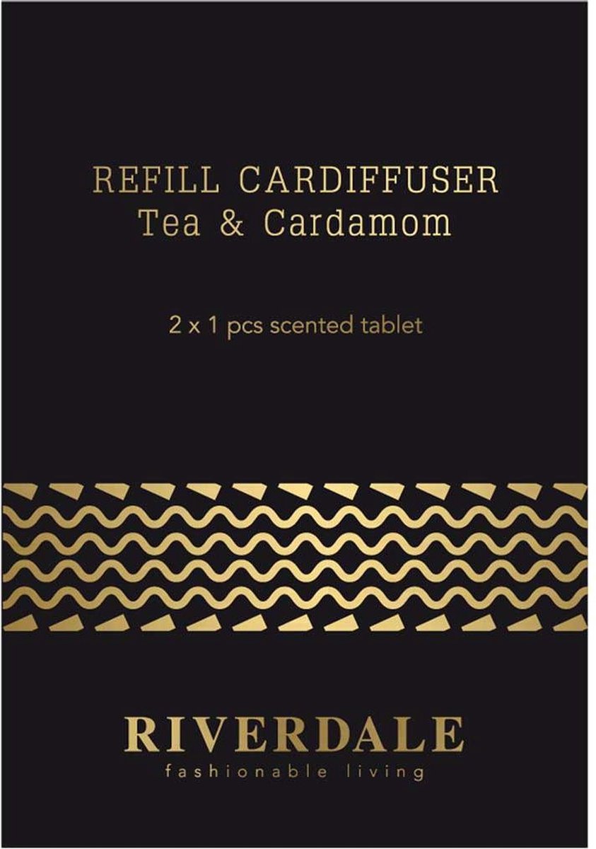 Goedkoopste Riverdale - Navulling Autoparfum - tea & cardamom