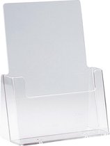 Helit Prospekthalter the helpdesk H2352102 Folderhouder Glas (helder) DIN A5 staand 1 stuk(s) Aantal vakken: 1 (b x h x