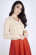 Voodoo Vixen Cardigan -M- Camilla Knit Creme