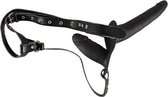 Bundle - You2Toys - Dubbele Strap-On - Zwart met glijmiddel