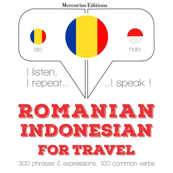 Română - indoneziană: Pentru călătorie - cover