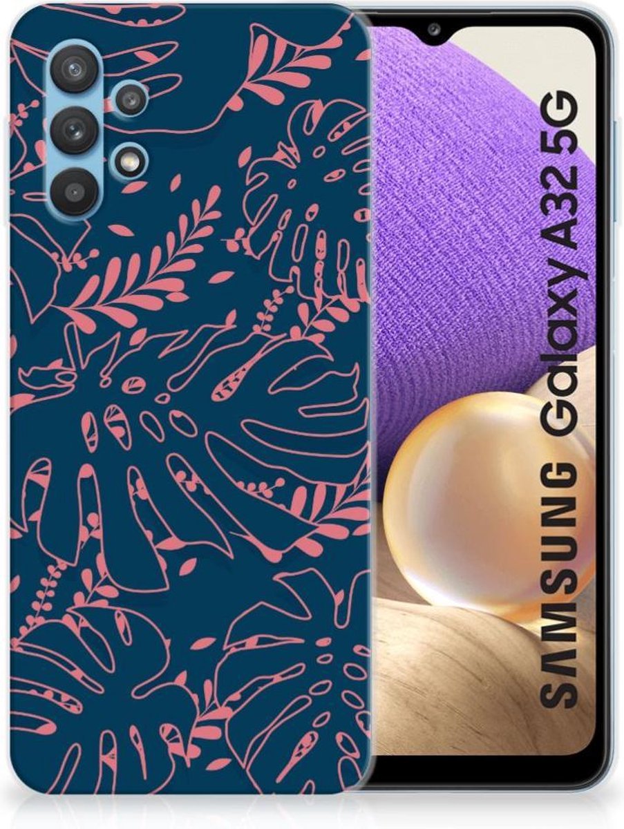 Samsung Galaxy A32 5G TPU Case Palm Leaves