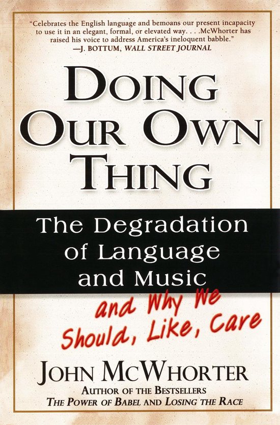 Doing Our Own Thing - cover